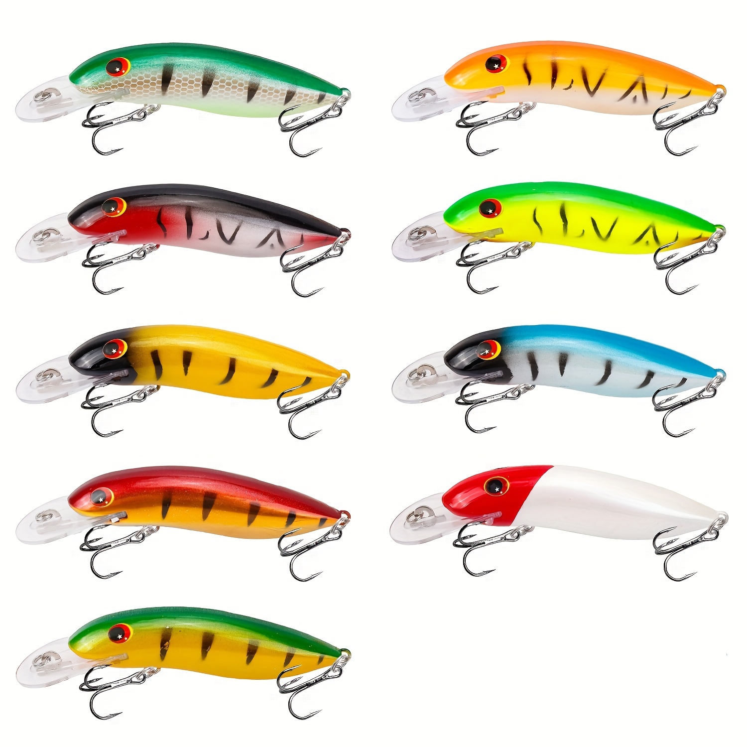 Minnow Fishing Lure Floating Crankbait Hard Artificial Bait - Temu