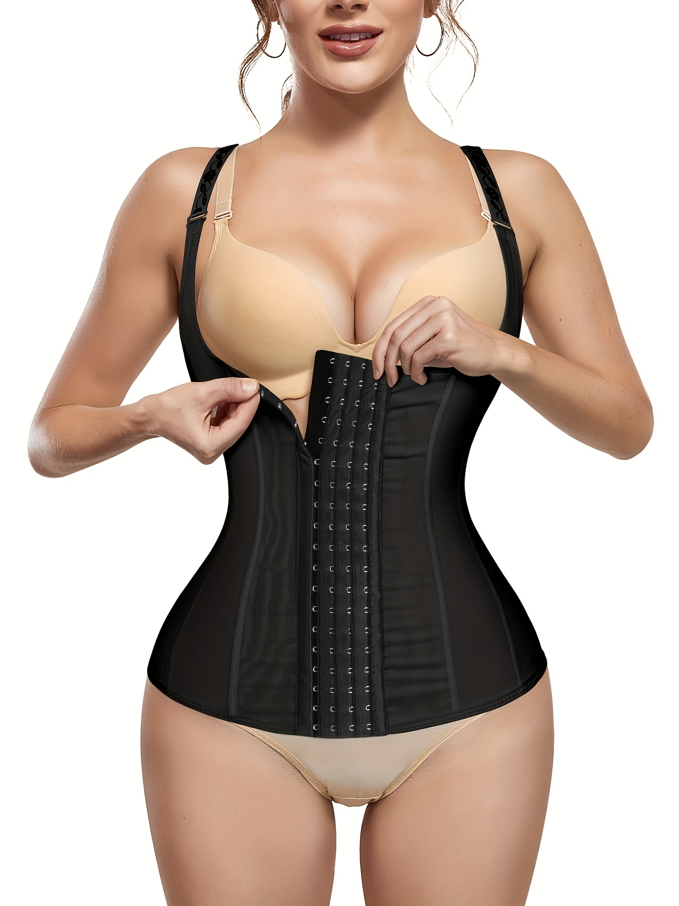 Corset Tops for Women L Corset Shapewear for Under Dress Body Shaping  Bodysuit for Women Open Bust Shapewear Firm Tummy : : Clothing,  Shoes & Accessories