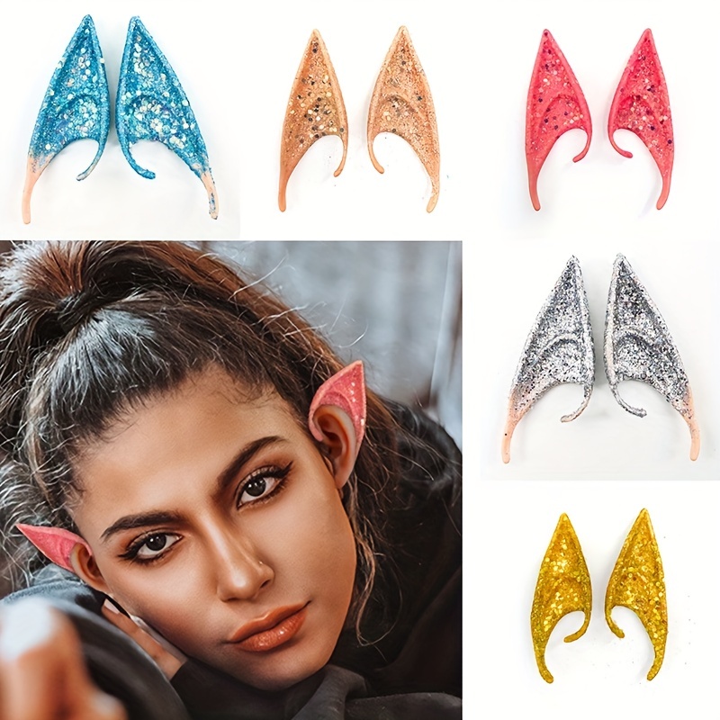 Elf Ears Fairy Ears Cosplay for Women Fairy Accessories Halloween Accessories Christmas Elf Costumes Cosplay Ears,Temu