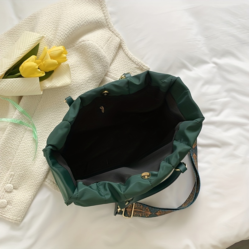Authentic Prada Tote bag in Nylon Green, Women's Fashion, Bags