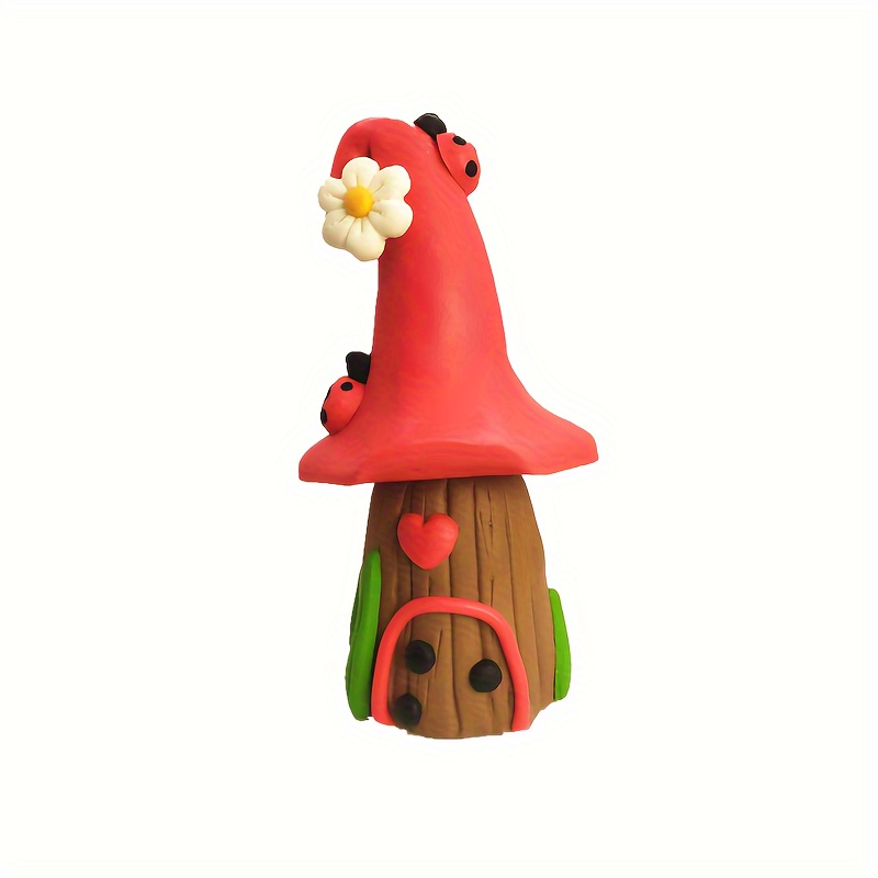 Mushroom and Gnome Indoor Outdoor Mat