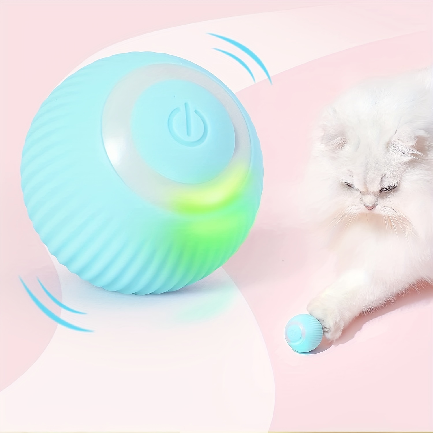 Smart Electric Cat Ball Toys Automatic Rolling Cat Toys For Cats Training  Self-moving Kitten Toys For Indoor Interactive Playing