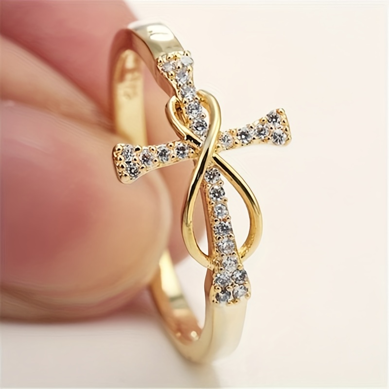 Cross finger ring designs sale