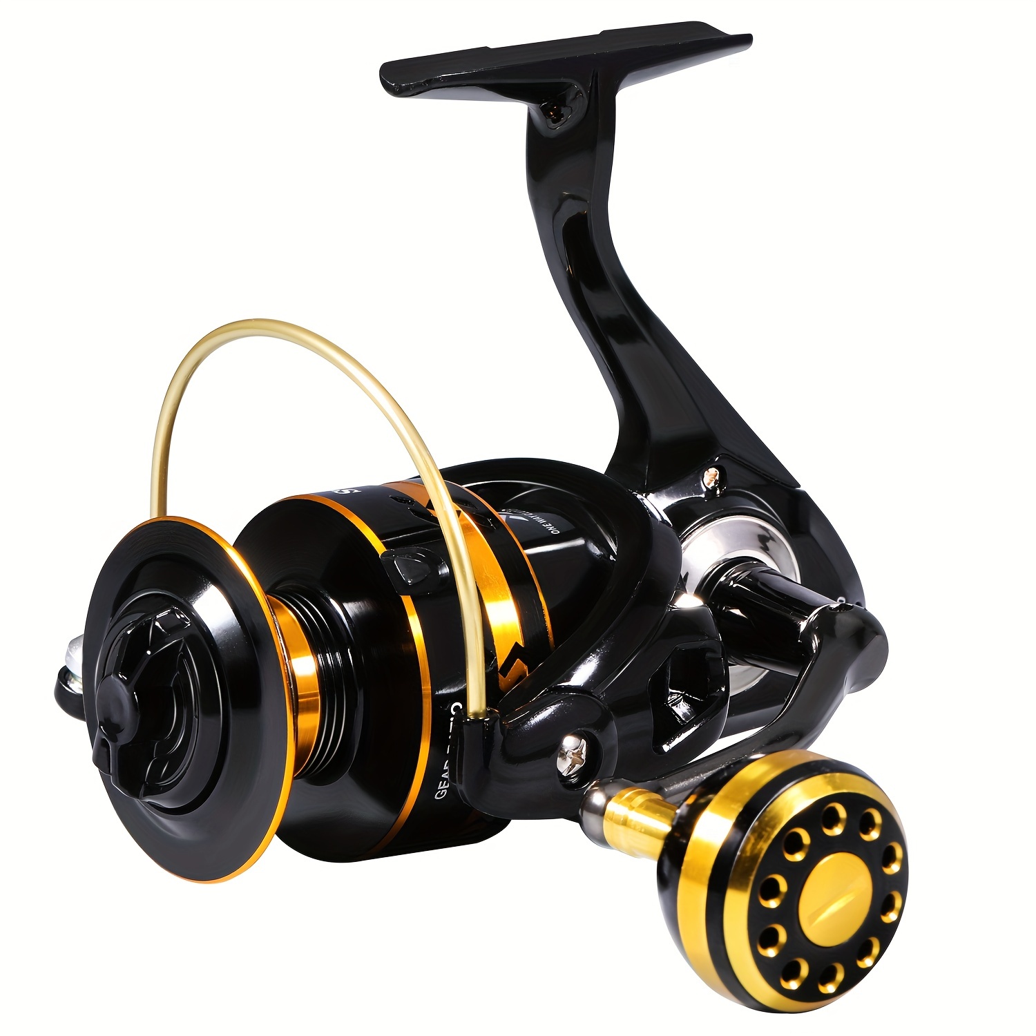  Sougayilang Spinning Fishing Reel,12+1BB Metal Body Smooth,  Carp Spinning Reels, for Saltwater and Freshwater Fishing-BE5000 : Sports &  Outdoors