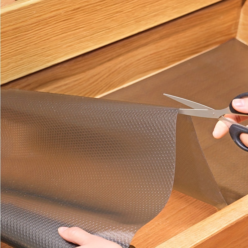 1pc Waterproof Drawer Liner, Clear EVA Cabinet Mat For Home