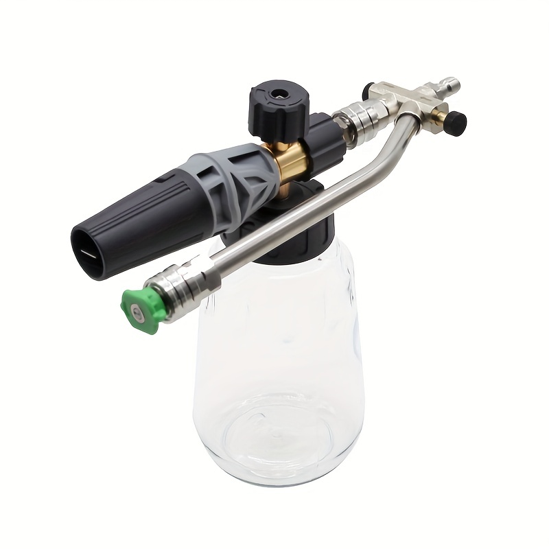 Pulverizador de lanza de espuma de nieve ajustable Lavadora de jabón  Botella de jabón Lavadora a presión de coche 1