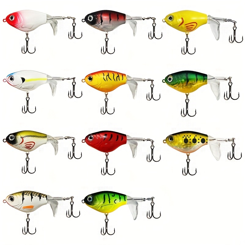 Topwater Crankbait Plastic Lure With Floating Rotatable Spiral Tail For  Freshwater And Saltwater Fishing - Temu United Kingdom
