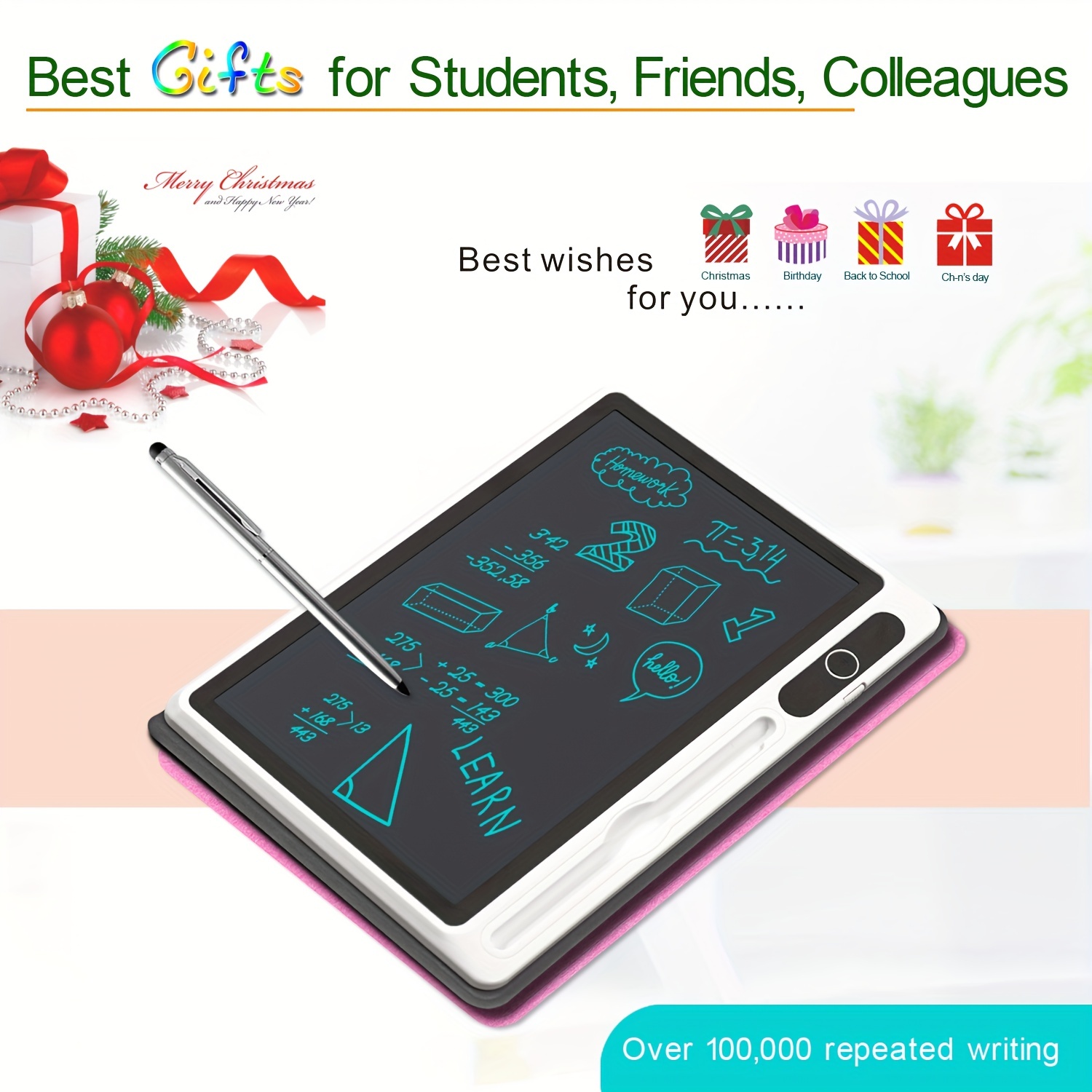 Electronic Note Book Lcd Writing Tablet With Case Digital - Temu