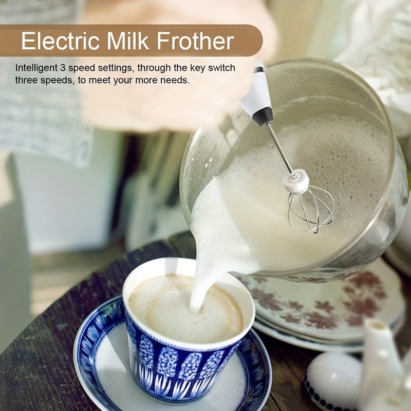 Ensemble de mousseur à lait électrique portable mélangeur - Temu France