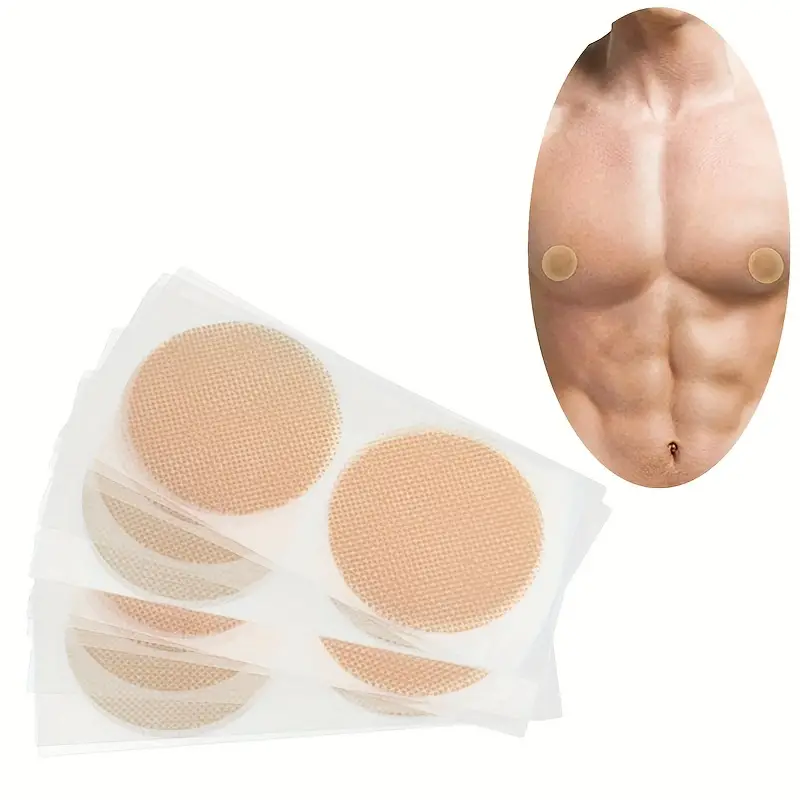10pcs Mens Nipple Cover Disposable Nipple Tape For Running Summer