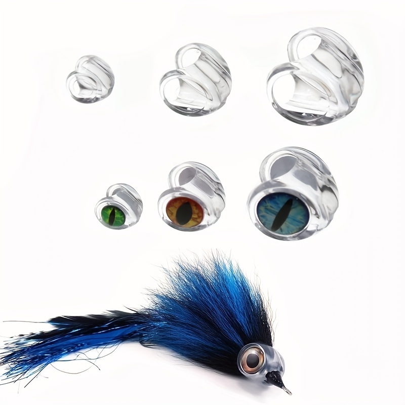  FIDEMM Squid Lure Fishing Saltwater Fly Fishing Accessories,  Realistic 3D Holographic Eyes, Fly Fishing Accessories for Bass Salmon  Trout : Sports & Outdoors