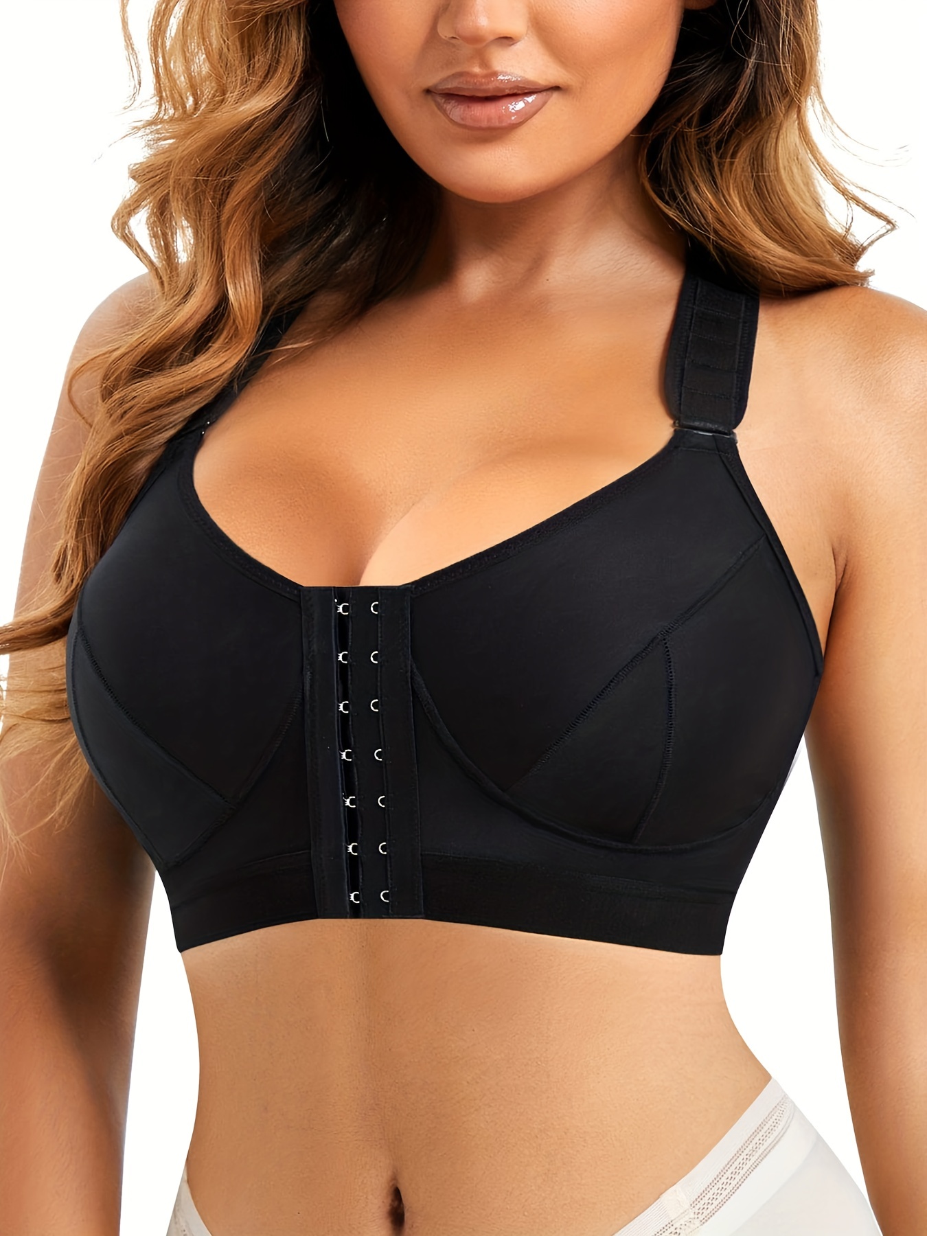 BRABIC Front Closure Compression Mastectomy Everyday Bra For Women Post  Surgery Support
