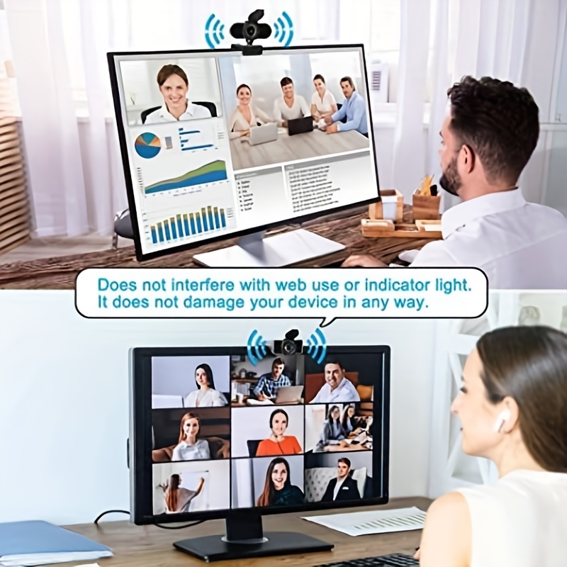 Universal Webcam-Abdeckung, Desktop-Computer-externe  Webcam-Objektiv-Abdeckung Verschlusskappe Hood,  Streaming-Web-Kamera-Privatsphäre-Abdeckung Clip