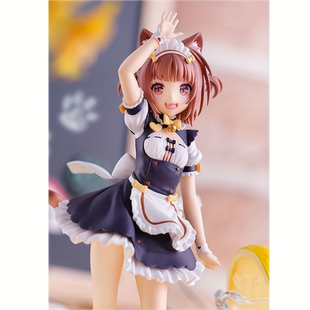 Cute Cat Girl Character Toys Anime Figures Model Pvc Figure - Temu