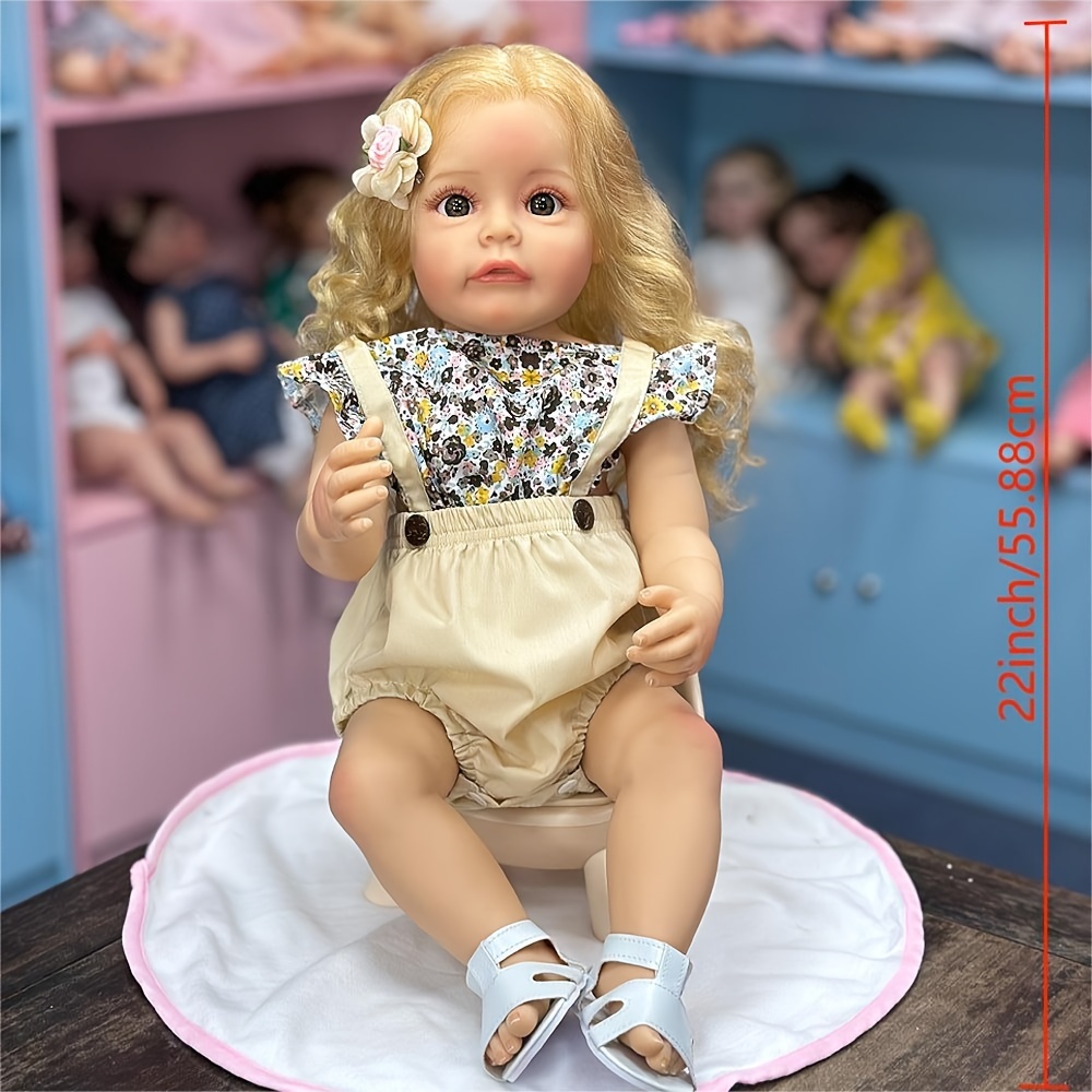 45cm Lifelike Bebe Reborn Doll Rosalie Reborn Silicone Vinyl Cloth