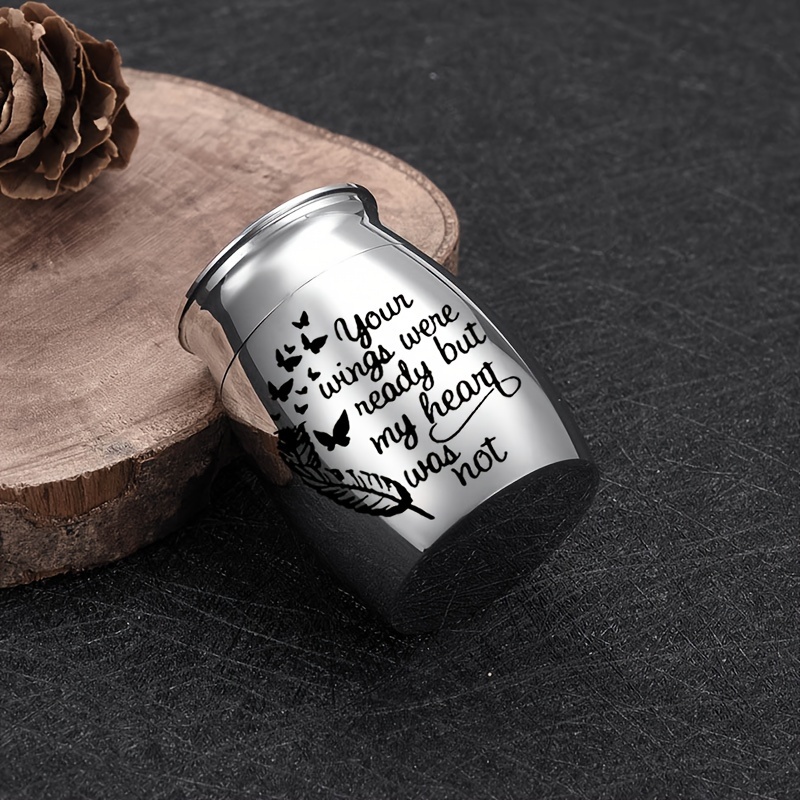 Mini Cremation Urn Human Ashes Birds Funeral For Pets Container Alloy Cat Dog Pe