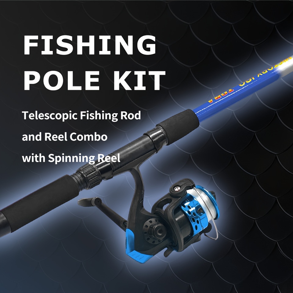 1set Spinning Reel + New Fishing Equipped Fishing Rod Fishing