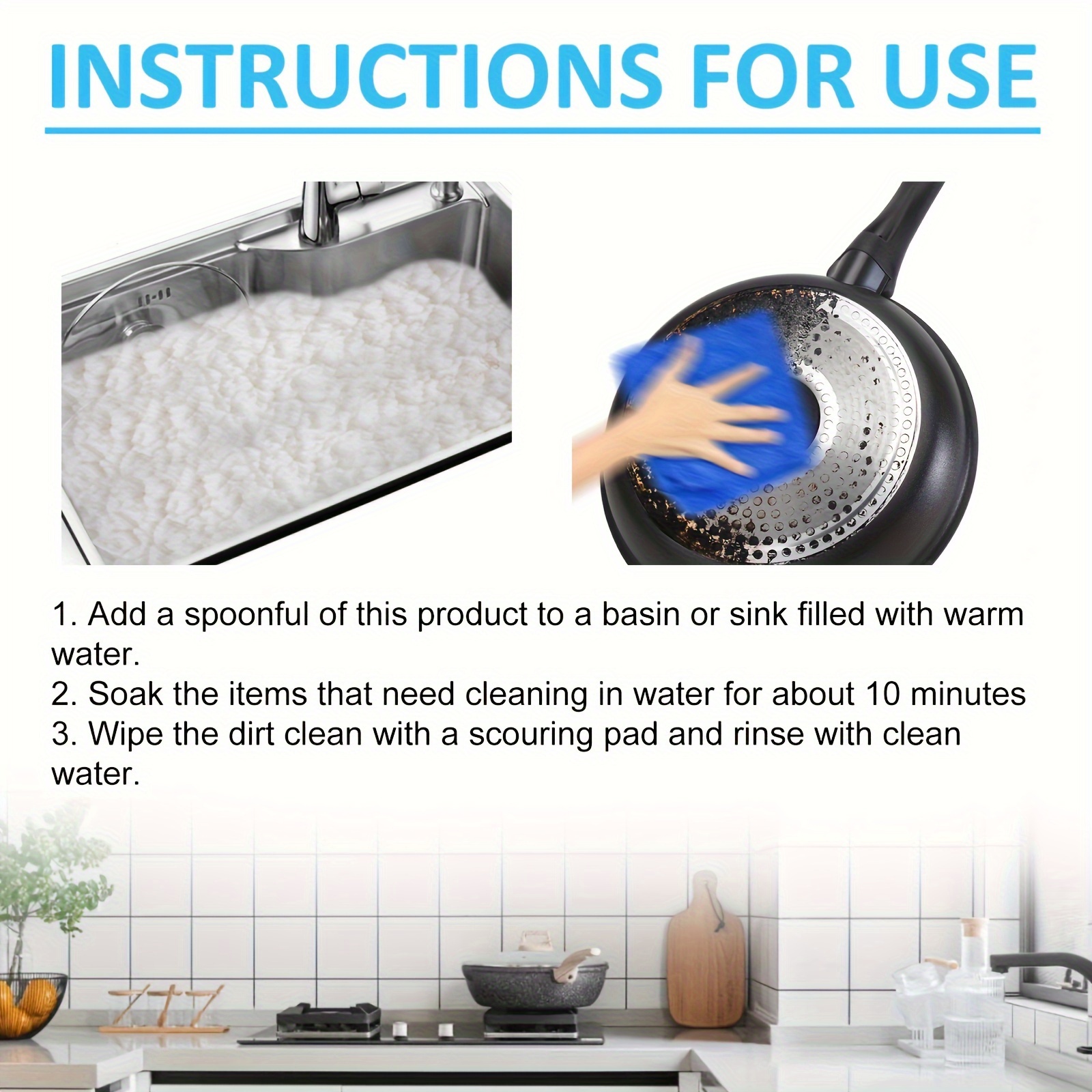 Multifunctional Cleaning Tablets Kitchen Sink - Temu