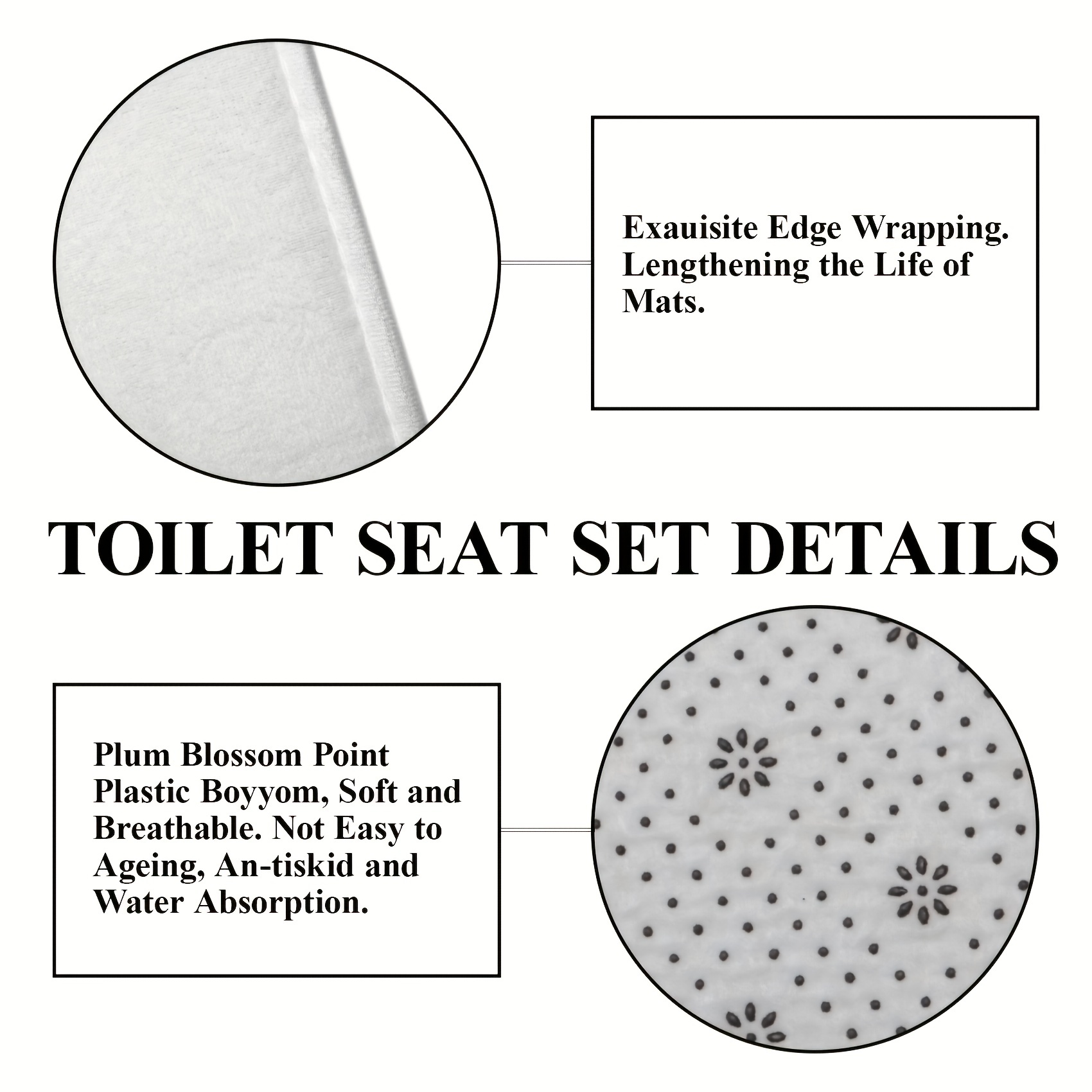 New Bathroom Non-slip Mat Toilet Honeycomb Carpet Floor Mat