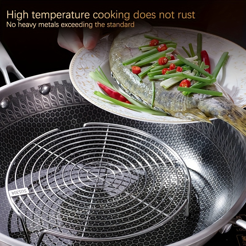 Stainless Steel Cookware Steamer Rack Cooking Baking Pot Stand