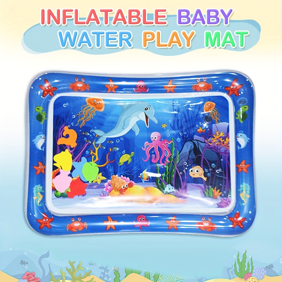 Tapis de jeu d'eau pour Bébé - Tapis d'eau gonflable - Cadeau de maternité  pour tapis