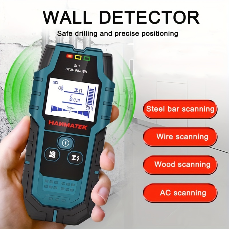 5-in-1-elektronischer Wanddetektor-Finder, Multifunktionaler  Hand-Metalldetektor, Bolzen-Holzfinder, Elektronisches Messgerät - Temu  Austria