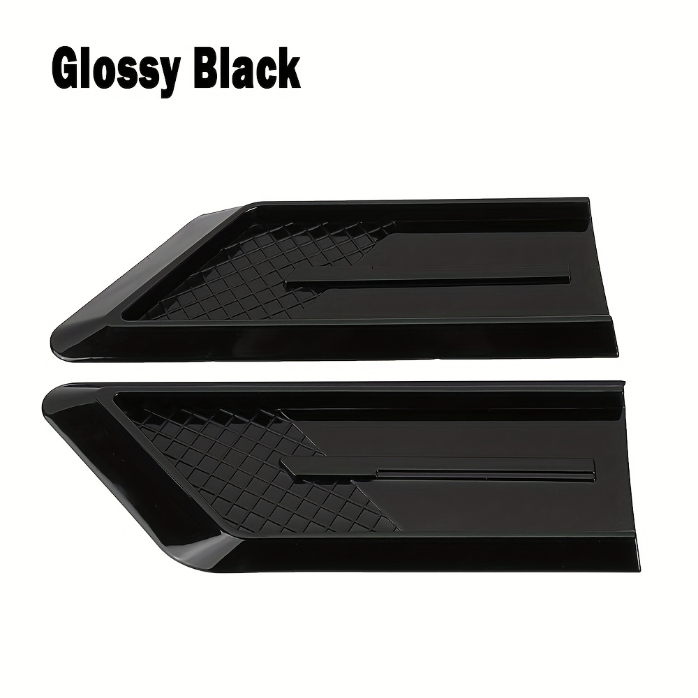 1pair Universal Car Side Fender Sticker Fender Side Wing Air Vent Cover  Trim For Benz W203 W204 W205 W177