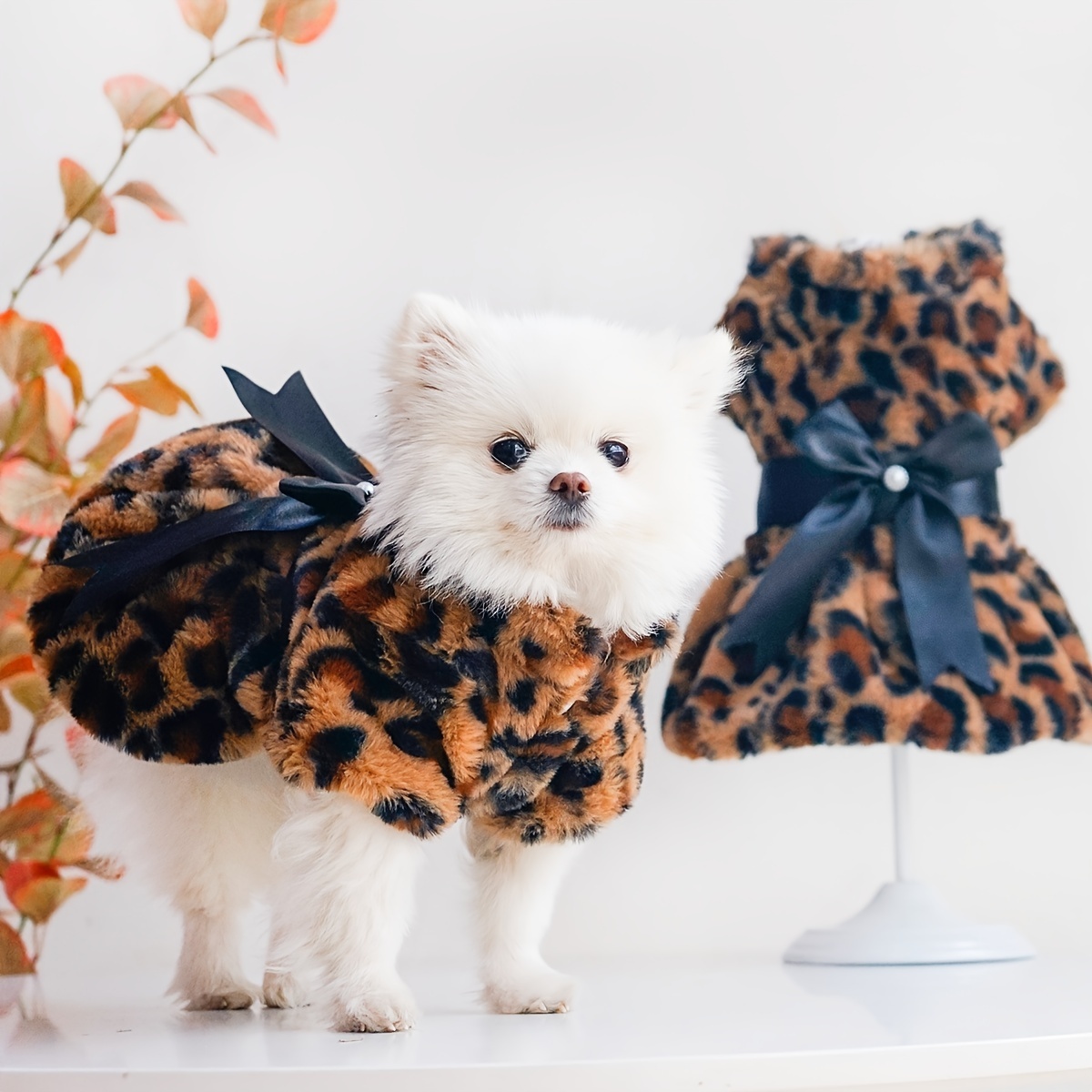 Dog Dress Girl Dog Clothes, Dogs Dresses Pet Apparel With Bowknot