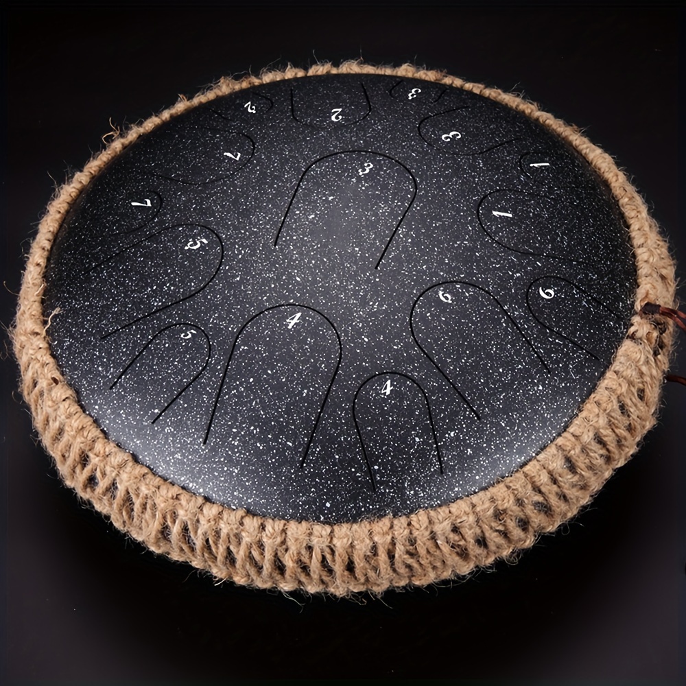 14 Inch, 15 Tone Steel Tongue Drum – Life Changing Energy