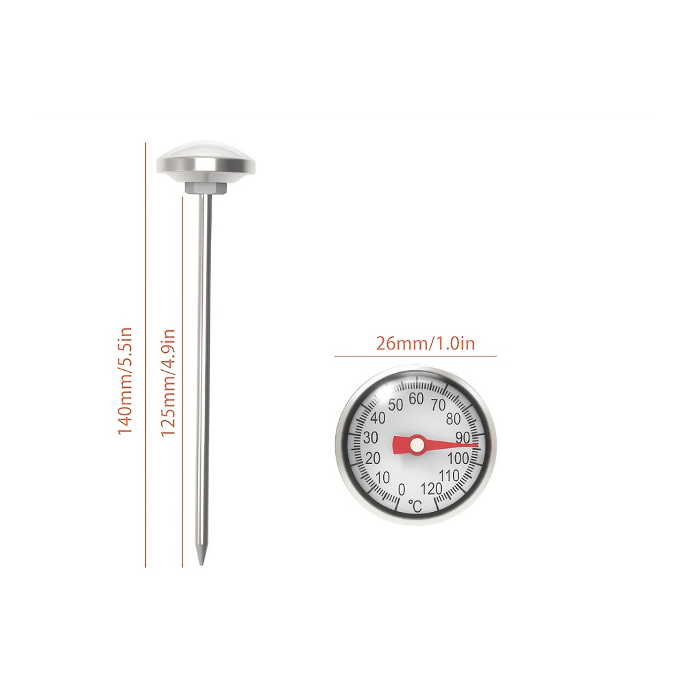 Thermometer Deep frying Thermometer With Dial Oven - Temu