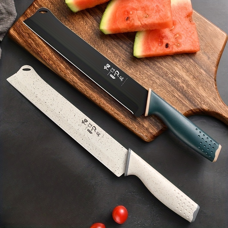 Commercial Melon And Fruit Knife, Stainless Steel Household Ultra-sharp  Fruit Cutting Knife, Kitchen Multi-functional Vegetable Cutting Meat  Slicing Knife - Temu