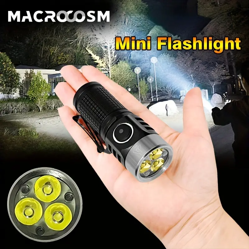 Mini Flashlights Aluminium Alloy Waterproof Battery Operated