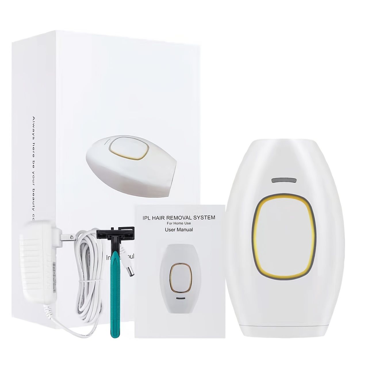 Ipl Painless Hair Removal Device For Home Use Cute And Portable Hair Removal  For Armpits Back Legs Arms Face Bikini Line 5 Different Modes 4 88 X3 27 -  Beauty & Personal Care - Temu