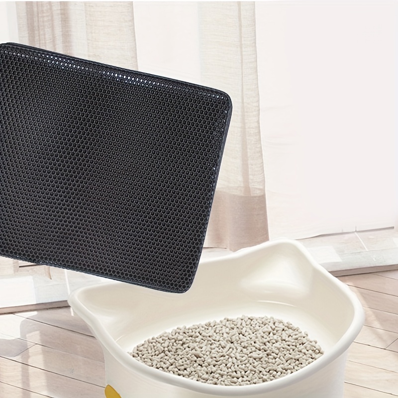 Cat Litter Mat Honeycomb Double Layer Cat Litter Box - Temu