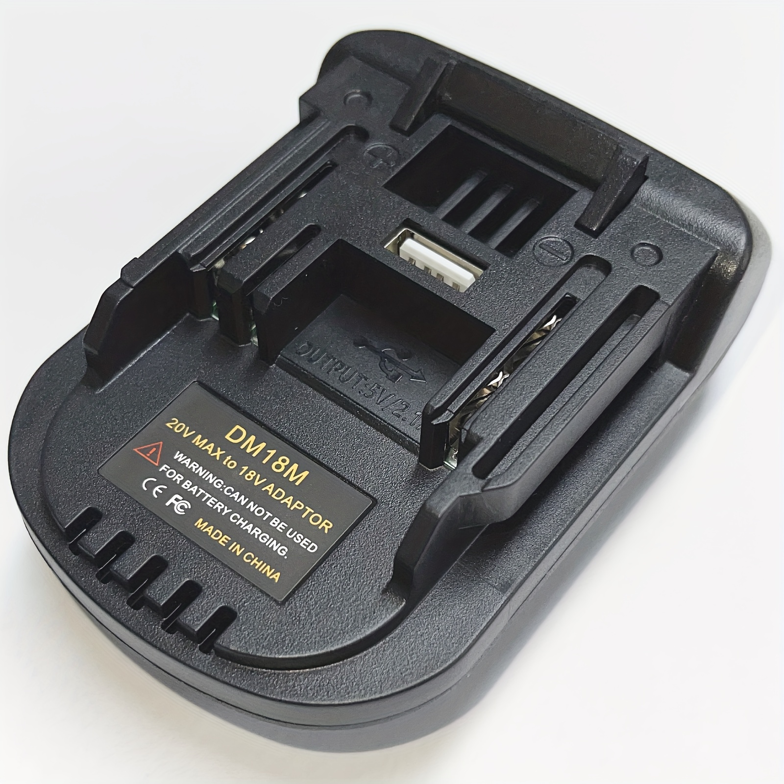 1pc Battery Adapter Converter Converts Dewalt 20V Li-ion Or Milwaukee M18  18V Li-ion Battery To Makita 18V Lithium Battery, For Makita 18V Slide Pack