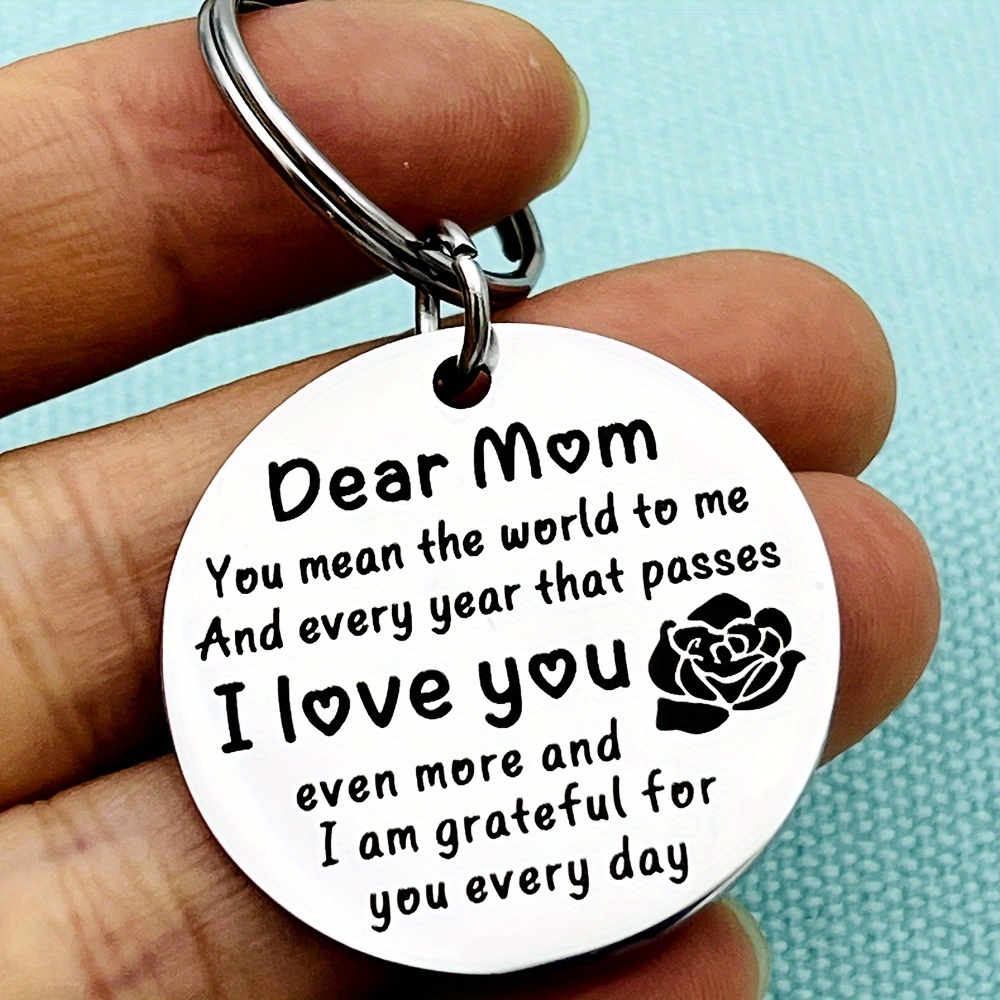 Mother's Day Gift Mom Keychain for Her Birthday for Mum World's Greate – C  and T Custom Lures