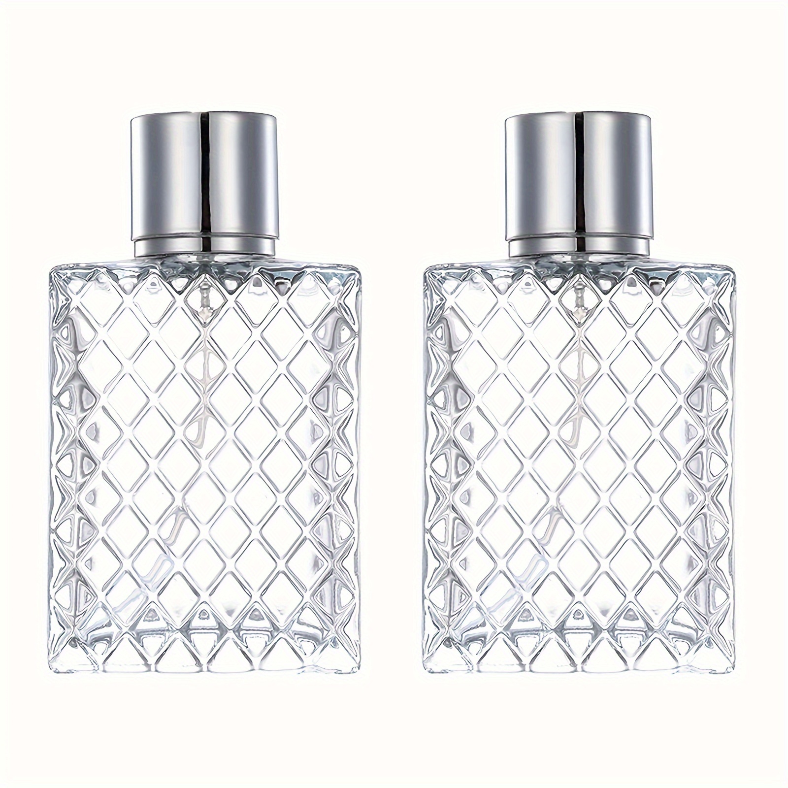

Luxury 100ml Glass Perfume Atomizer - Refillable, Portable Spray Bottle For Fragrances & Toners