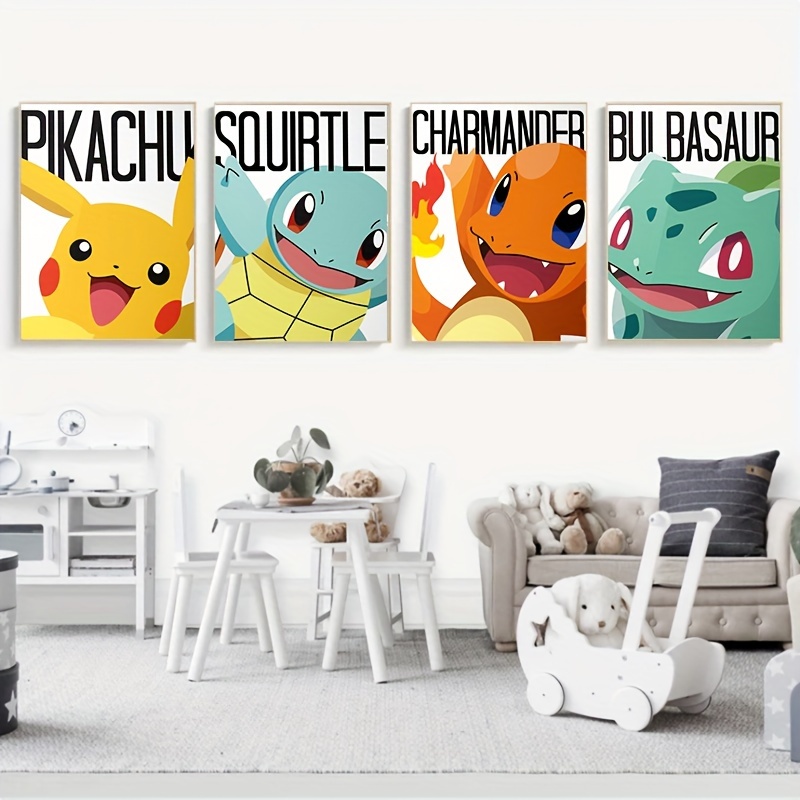 Unframed Canvas Poster Modern Art Poster Pikachu - Temu