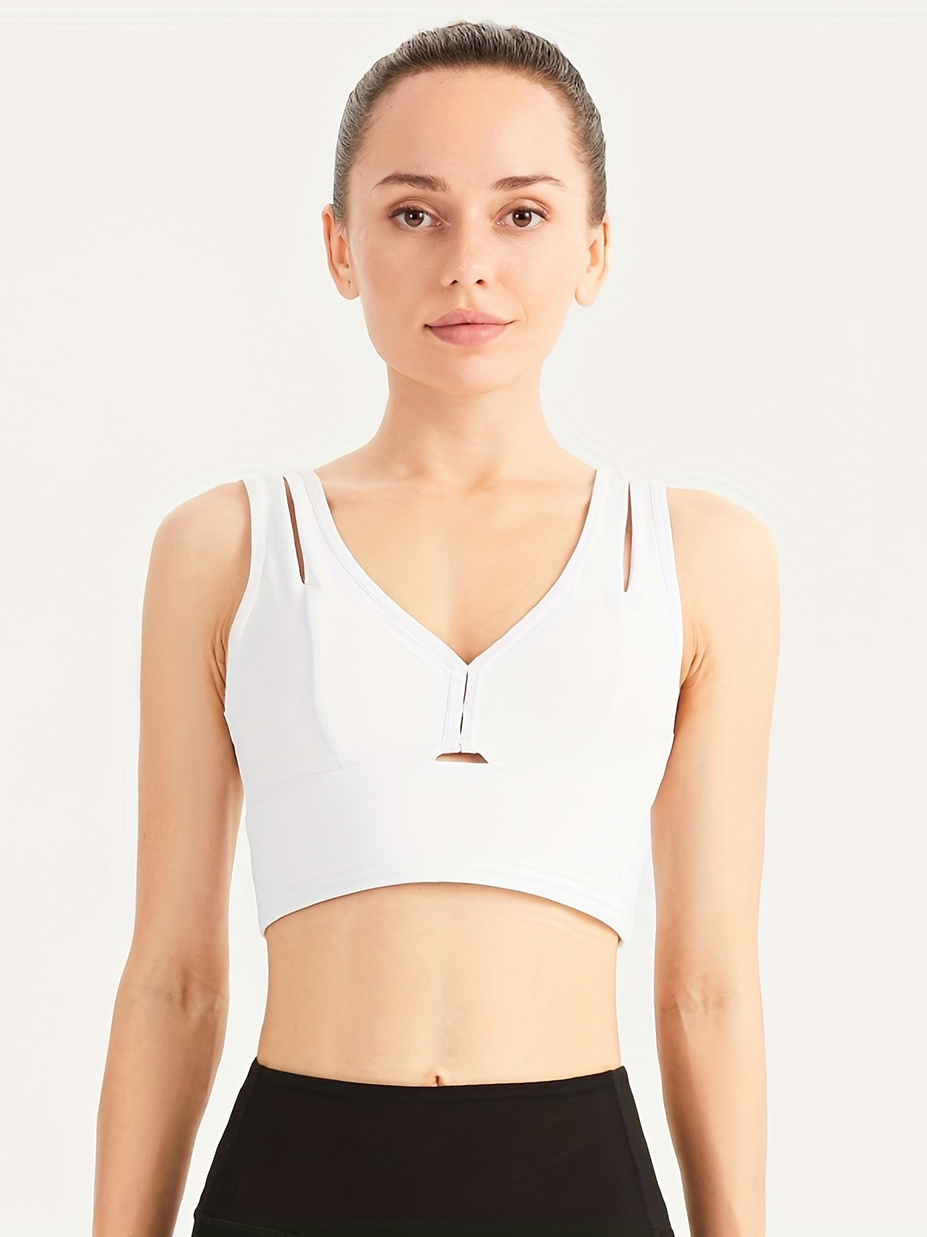 Women's Shockproof Sports Running Fitness Bra: Get Ready - Temu