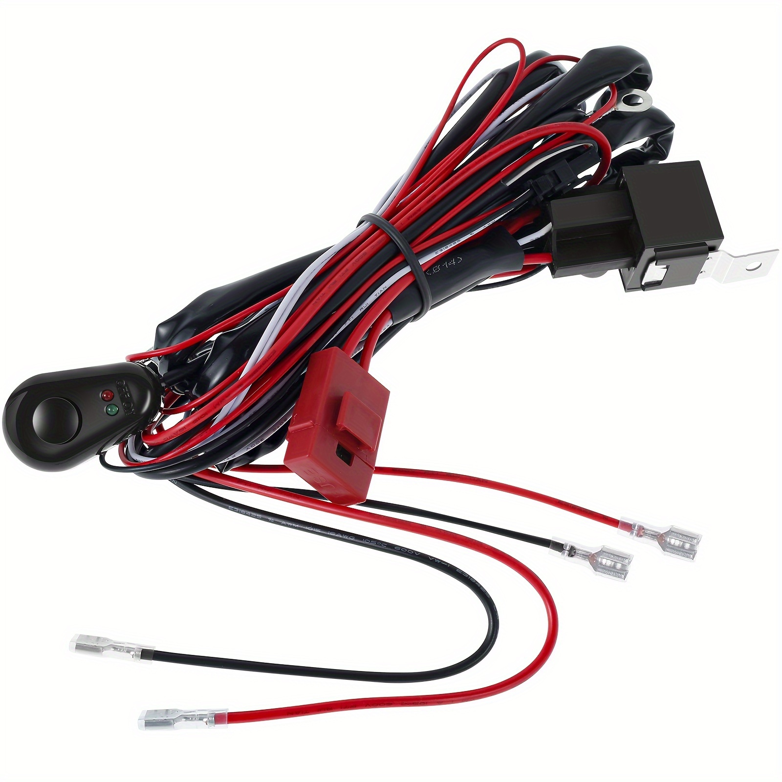 12V Electric Snail Horn Kit with Relay Harness & Button Car Horns for  Motorcycle