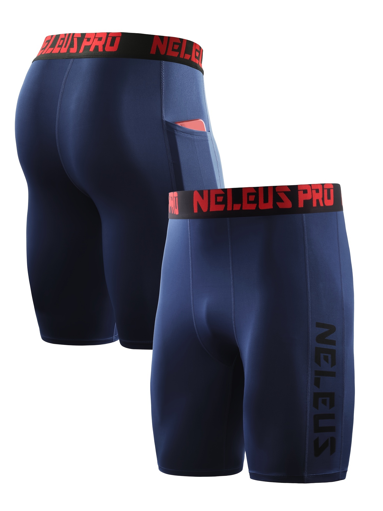 NELEUS Men's Performance Compression Shorts Athletic Workout