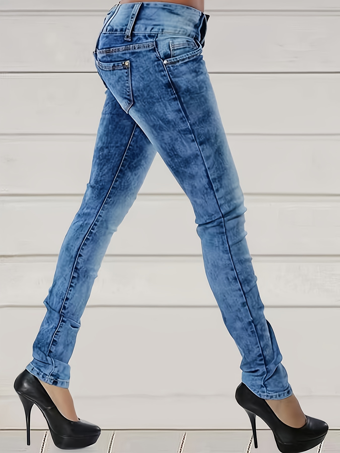 Wide Waistband Jeans