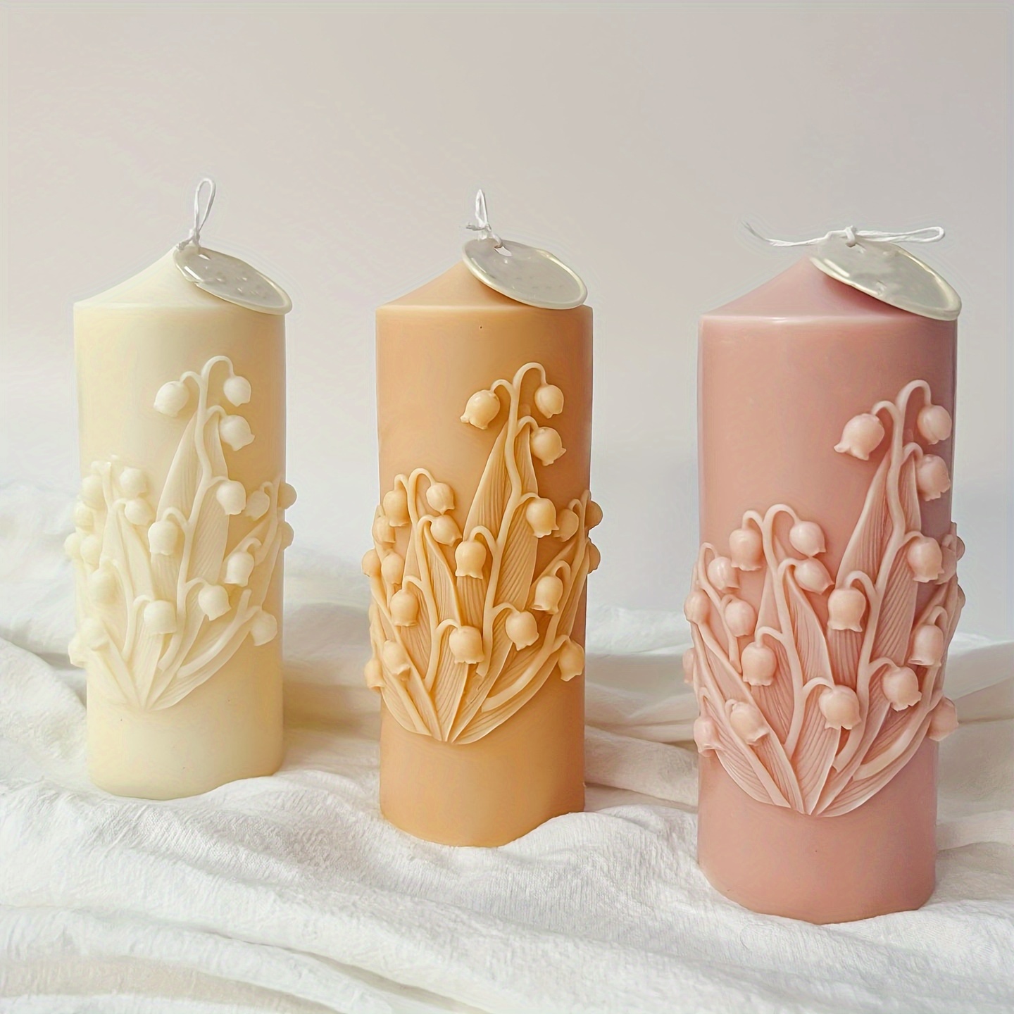 

1pc Orchid Cylindrical Candle Making Silicone Mold Diy Aromatherapy Gypsum Soap Making Silicone Mould Handmade Making Silicone Mold For Home Decor