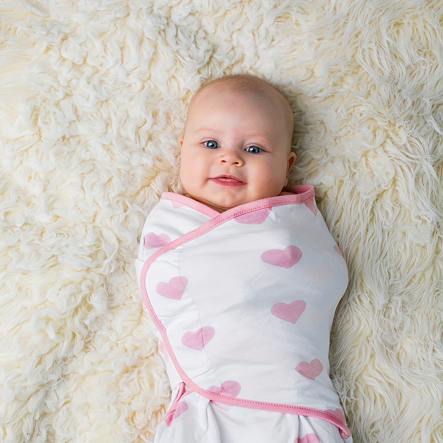 Saco de dormir de manta de pañales de punto para bebé recién