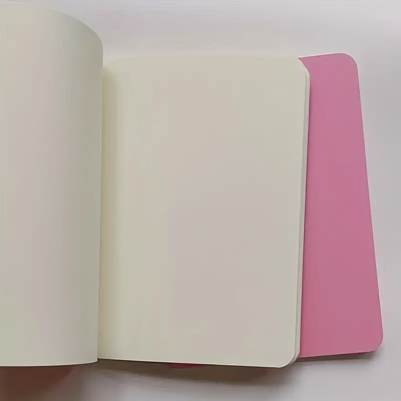 A5/a6 Colorful Paper Cover Blank Paper Notebook /60 Page - Temu