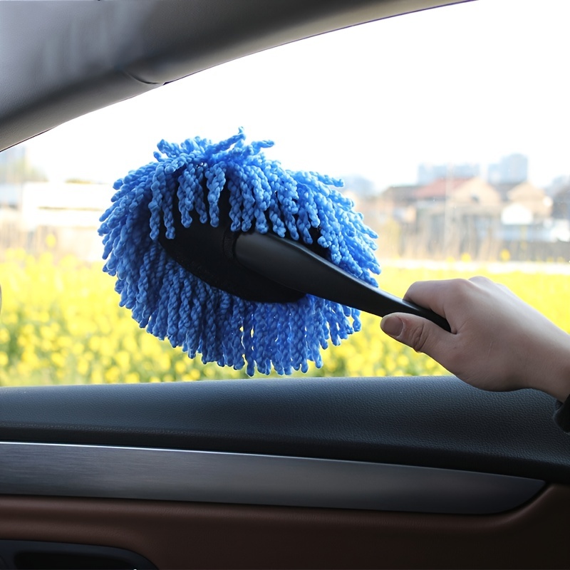 Car Dust Removal Made Easy - Small Duster Wipe, Soft Brush Cleaning Brush,  Mini Bristle Brush & Nanofiber Car Interior Accessories