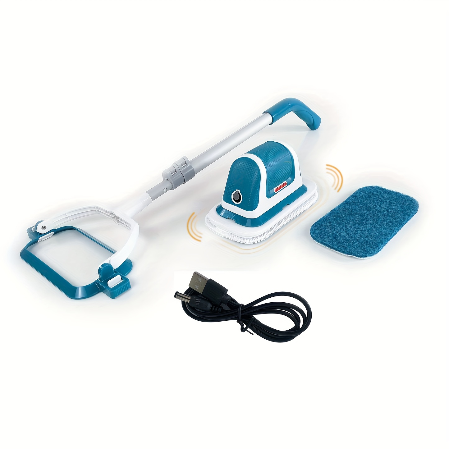 Electric Rechargeable Cordless Powered Floor Cleaner Scrubber Polisher Mop  Set