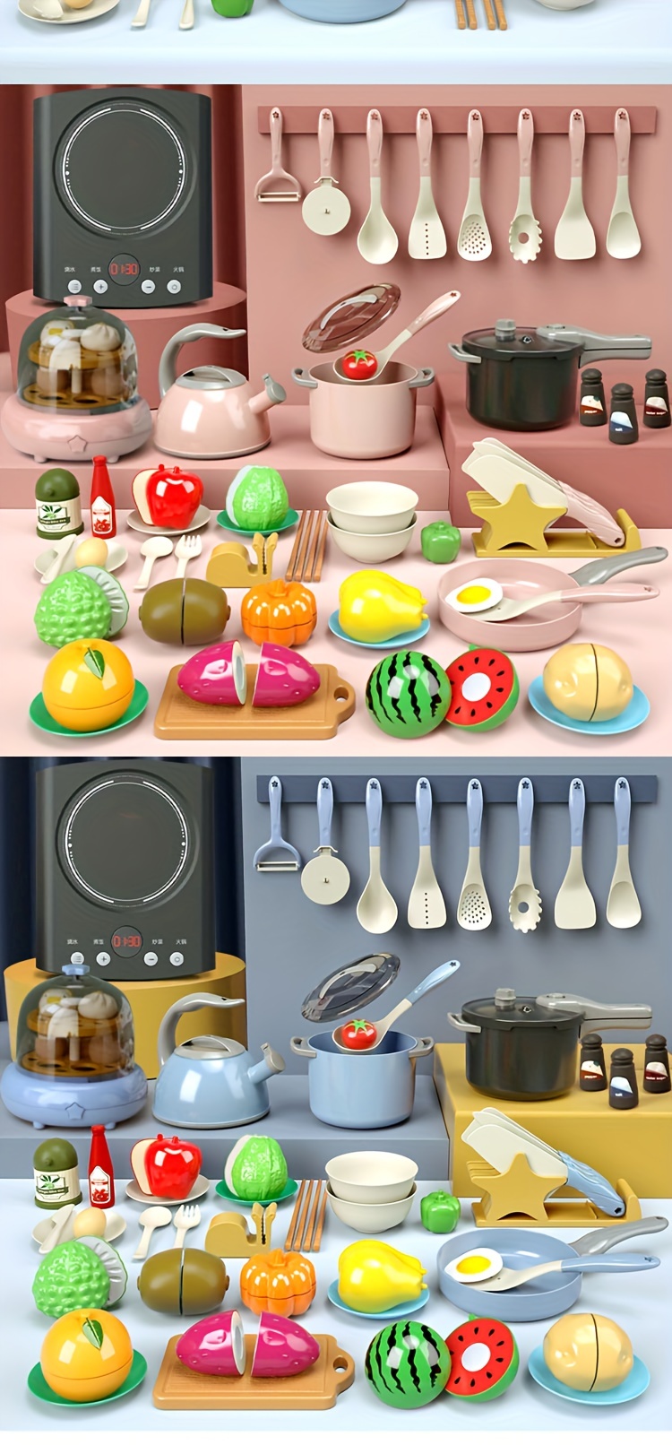 Accesorios de juguetes de cocina para niños juego de cocina - Temu