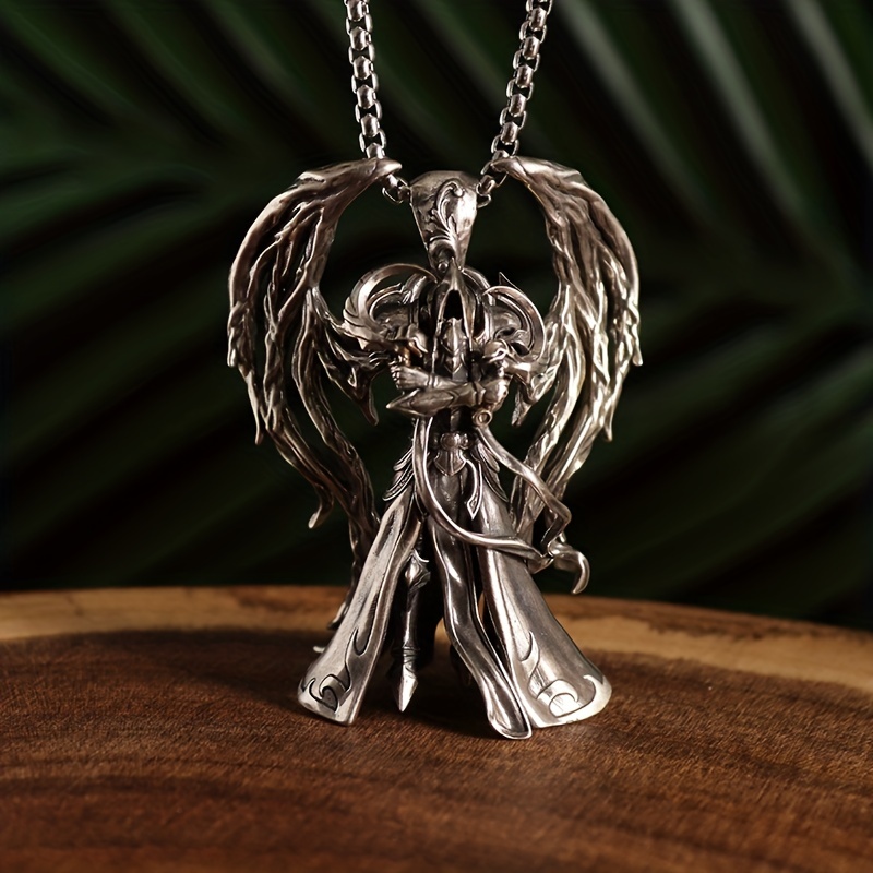 Men's Alloy Winged Devil Necklace