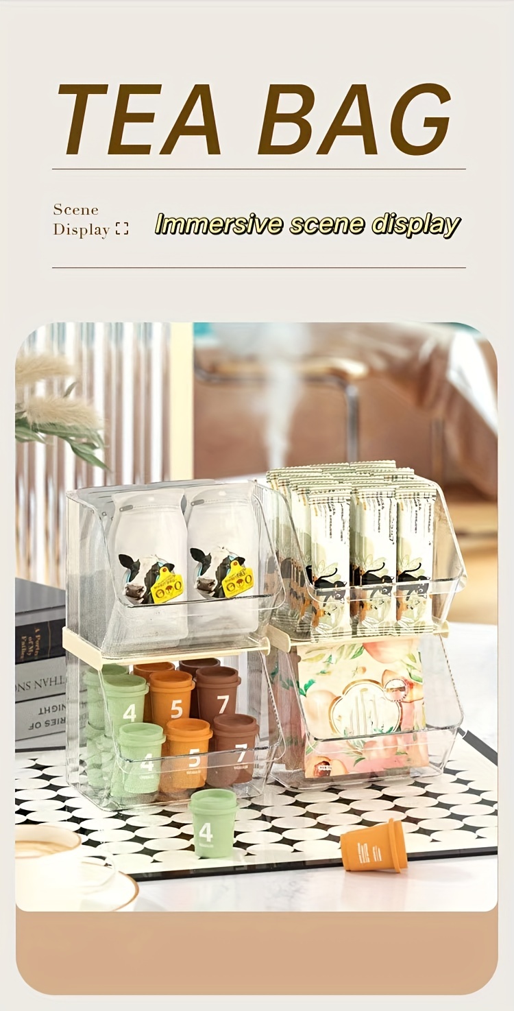 Tea Bag Organizer Drawer Tea Bag Holder Tea Bag Caddy Tea - Temu